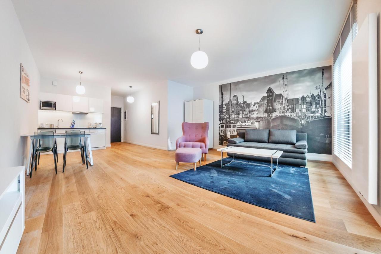 Viu Apartament Z Tarasem W Sercu Gdanska Exterior foto