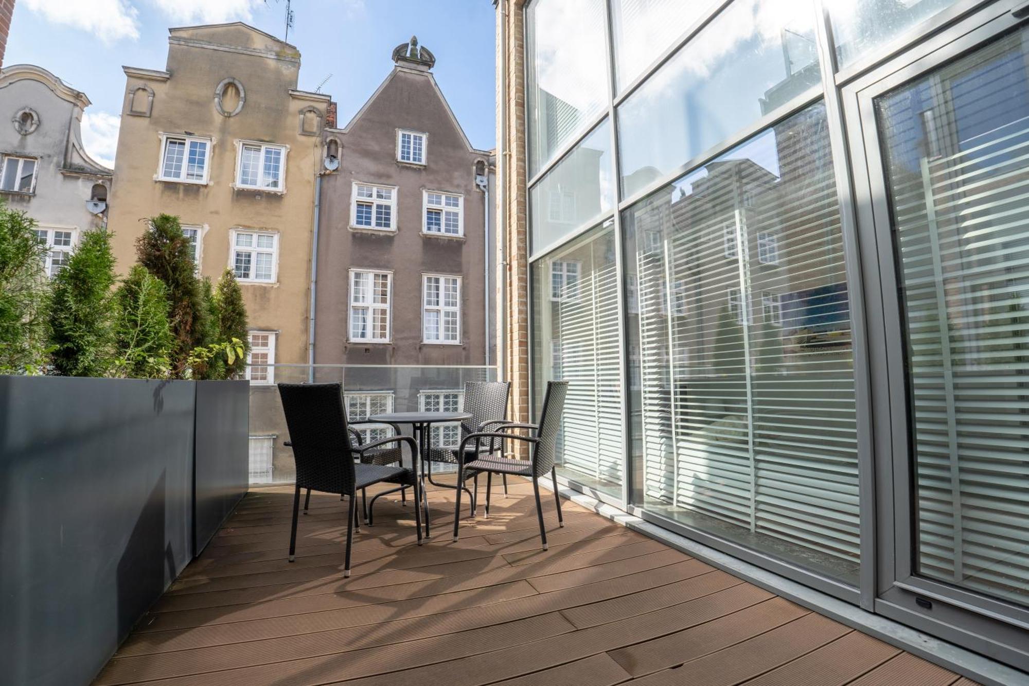 Viu Apartament Z Tarasem W Sercu Gdanska Exterior foto